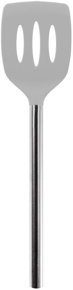 Tovolo - Oyster Gray Silicone Stainless Steel Handle Slotted Turner - TV23023-201