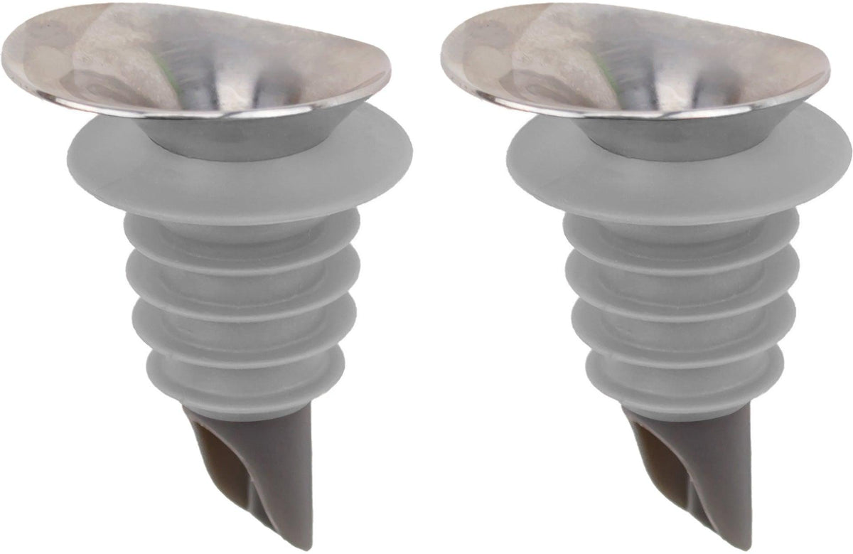 Tovolo - Oyster Gray Sleek Pouring Spout, Set of 2 - TV56006-201