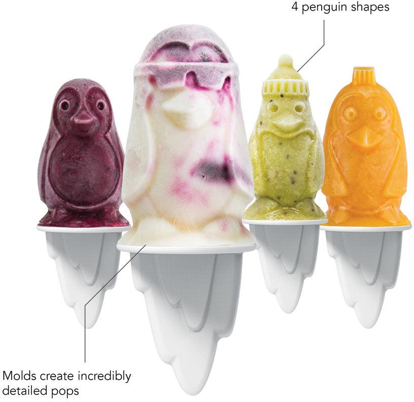 Tovolo - Penguin Pop Black Molds, Set of 4 - TV81-16910