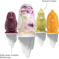 Tovolo - Penguin Pop Black Molds, Set of 4 - TV81-16910