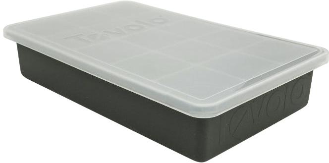 Tovolo - Perfect Cube Charcoal Ice Tray With Lid - TV22022-200
