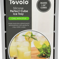 Tovolo - Perfect Cube Oyster Gray Ice Trays, Set of 2 - TV22017-201