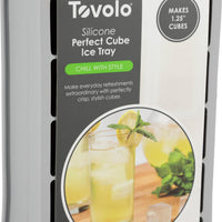 Tovolo - Perfect Cube Oyster Gray Ice Trays, Set of 2 - TV22017-201
