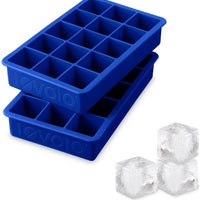 Tovolo - Perfect Cube Stratus Blue Ice Trays, Set of 2 - TV80-12007