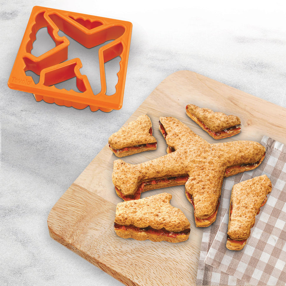 Tovolo - Plane & Clouds Orange Peel Sandwich Shaper - TV81-23260