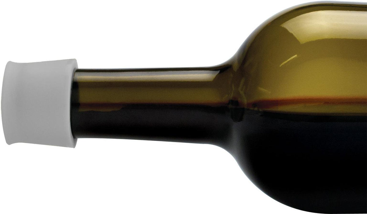 Tovolo - Silicone Oyster Gray Wine Caps, Set of 2 - TV56001-201 - DISCONTINUED