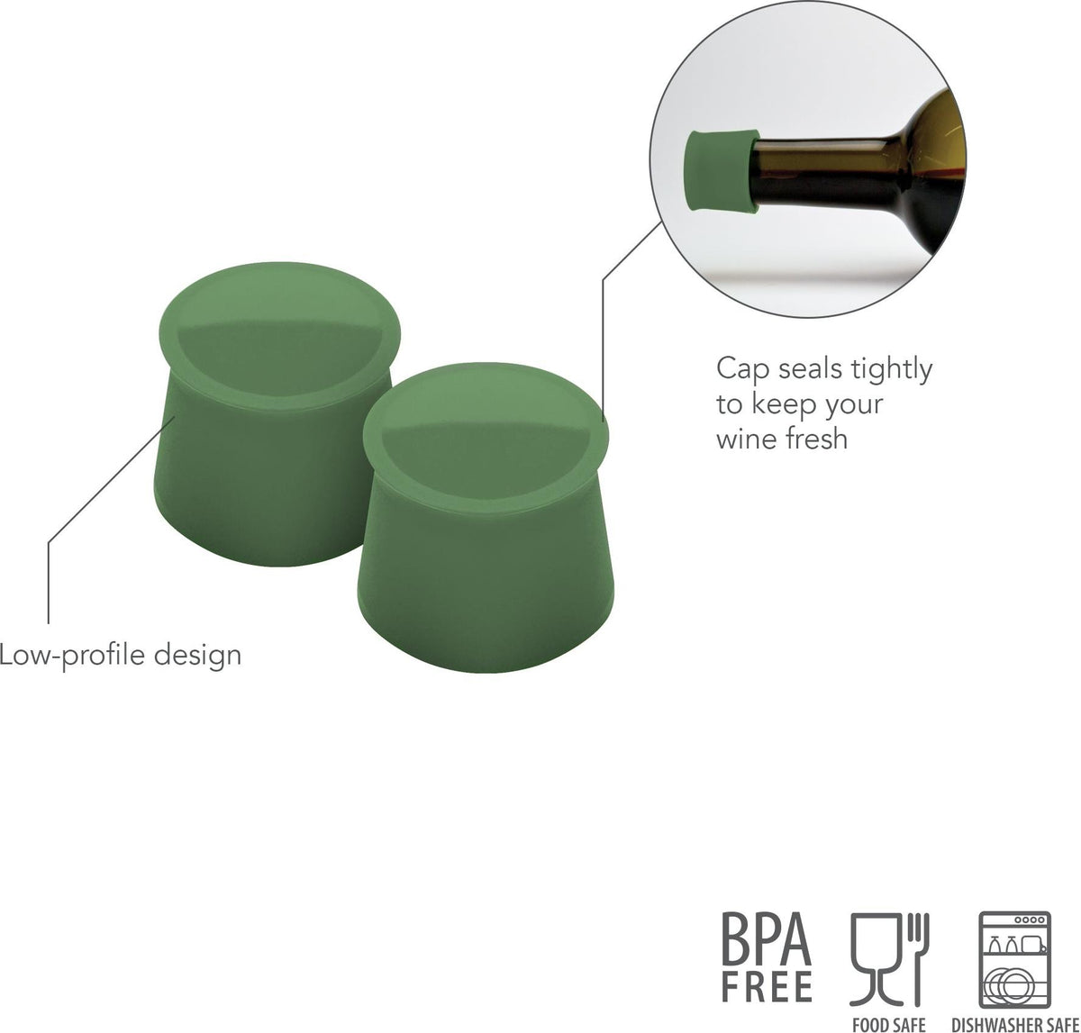 Tovolo - Silicone Pesto Wine Caps, Set of 2 - TV56002-500 - DISCONTINUED