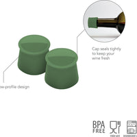 Tovolo - Silicone Pesto Wine Caps, Set of 2 - TV56002-500 - DISCONTINUED
