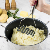 Tovolo - Silicone Stainless Steel Handle Charcoal Potato Masher - TV81-9899