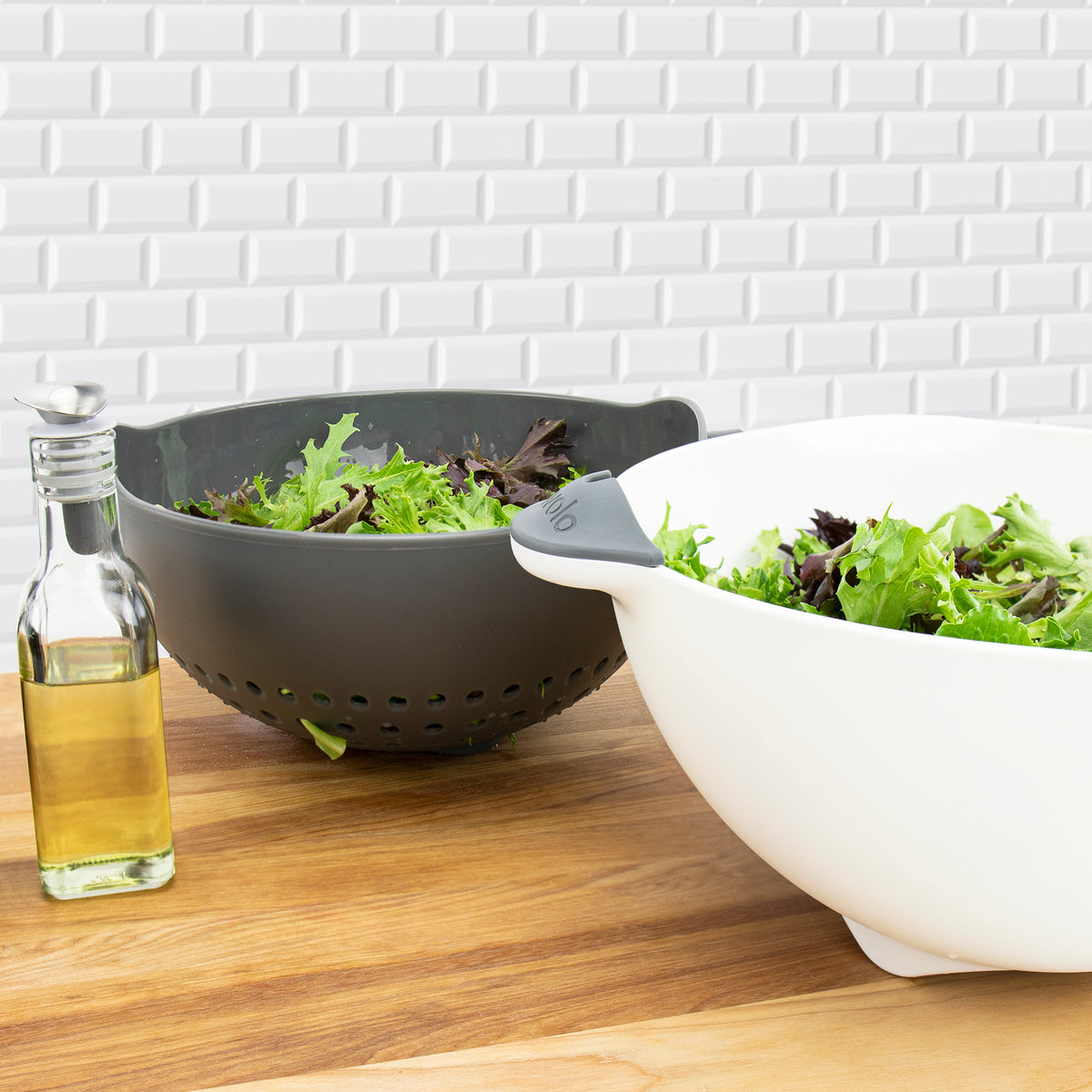 Tovolo - Soak N' Strain 5 Qt Charcoal Colander - TV16010-200