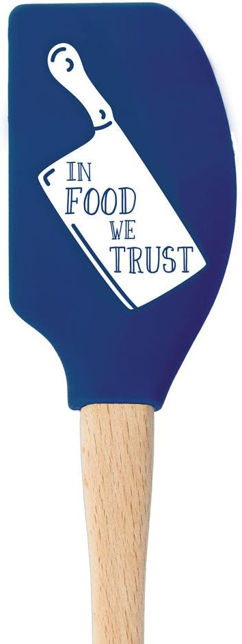 Tovolo - Spatulart In Food We Trust Wood Handled Spatula - TV81-34150 - DISCONTINUED