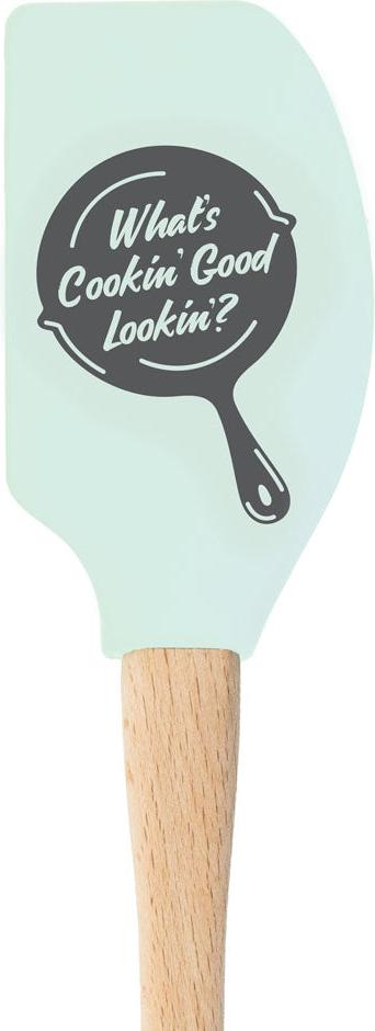 Tovolo - Spatulart Whats Cookin' Good Lookin' Wood Handled Spatula - TV81-34143