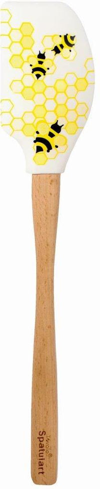 Tovolo - Spatulart Wood Handled Honeycomb & Bee Spatula - TV80-9567