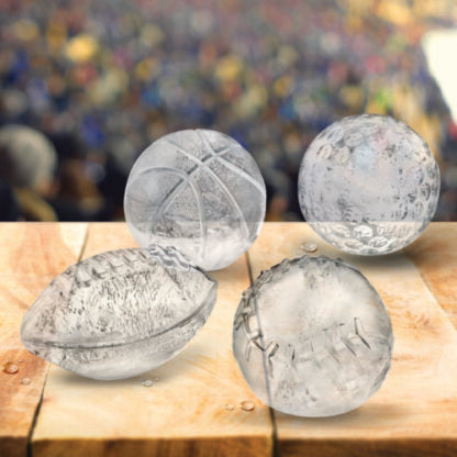 Tovolo - Sports Balls Charcoal Ice Molds, Set of 4 - TV22042-999