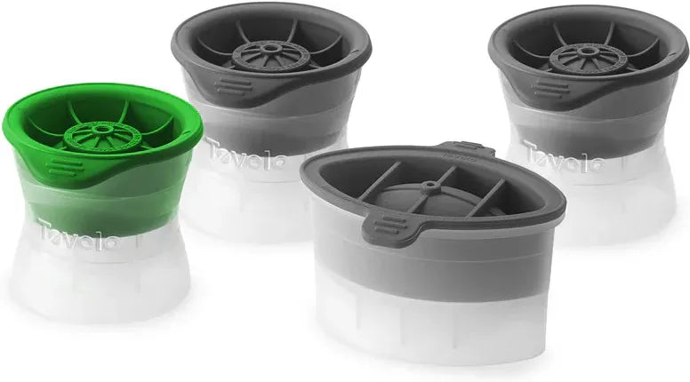 Tovolo - Sports Balls Charcoal Ice Molds, Set of 4 - TV22042-999