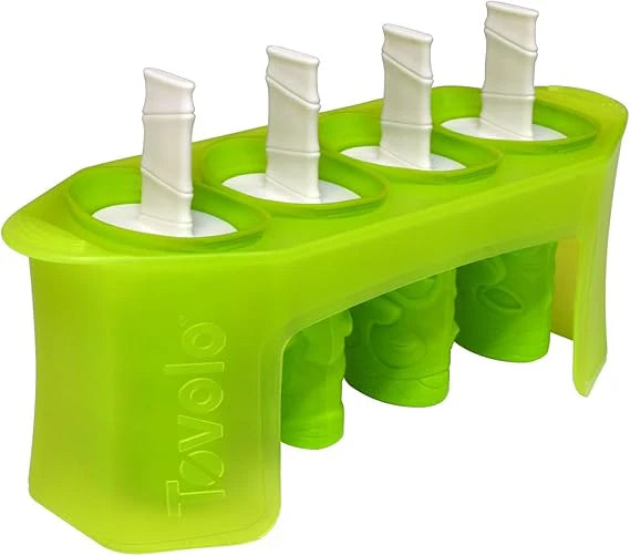 Tovolo - Spring Green Tiki Pop Molds, Set of 4 - TV81-12073 - DISCONTINUED