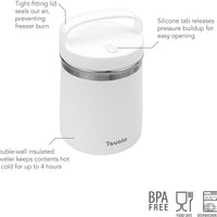 Tovolo - Stainless Steel 1.5 Qt White Traveler Tub - TV55011-000