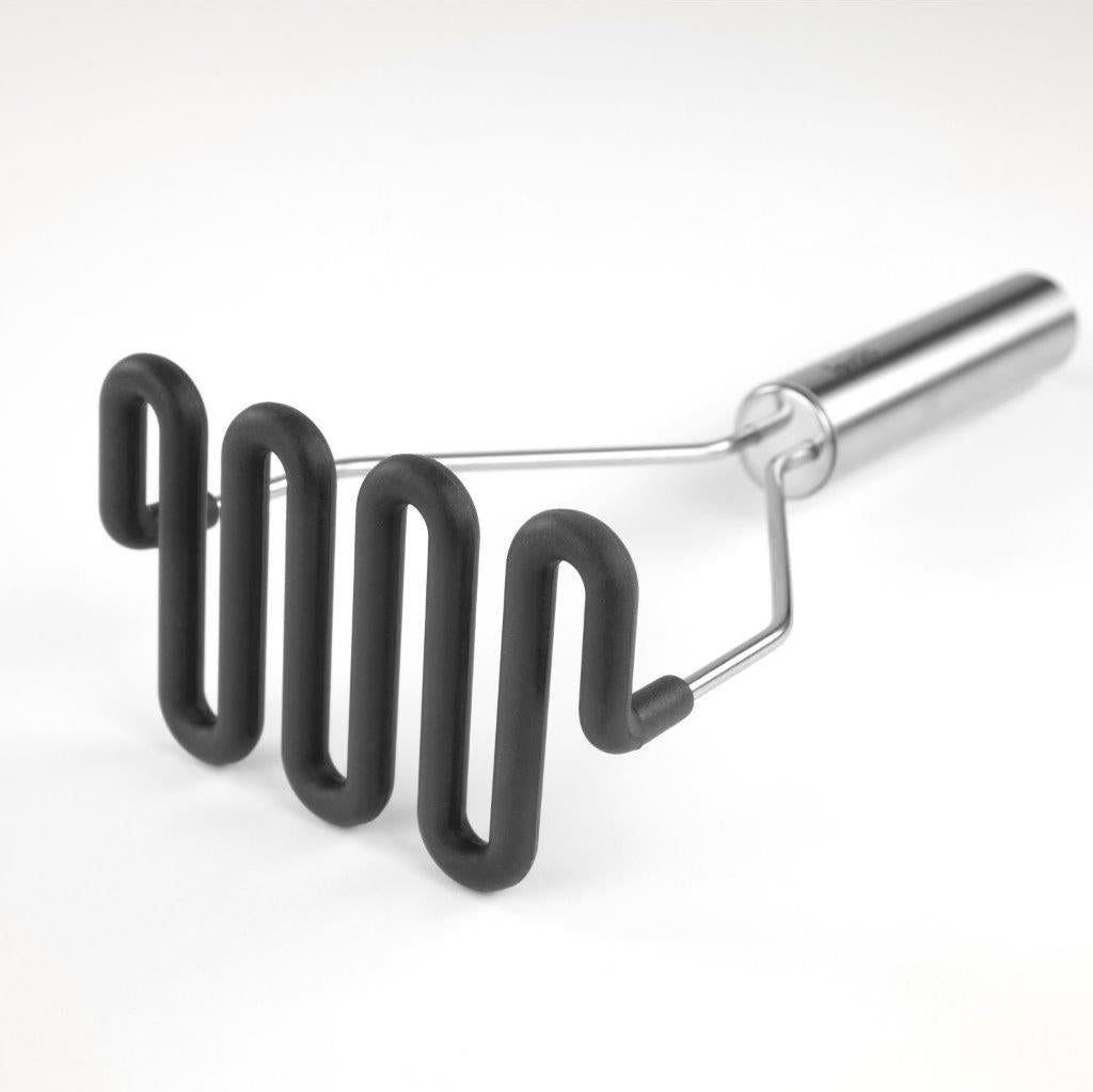 Tovolo - Stainless Steel Black Silicone Potato Masher - TV82-1000252