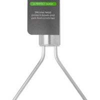 Tovolo - Stainless Steel Black Silicone Potato Masher - TV82-1000252