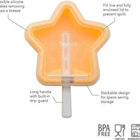 Tovolo - Star Stackable Assorted Pop Molds, Set of 4 - TV22085-999