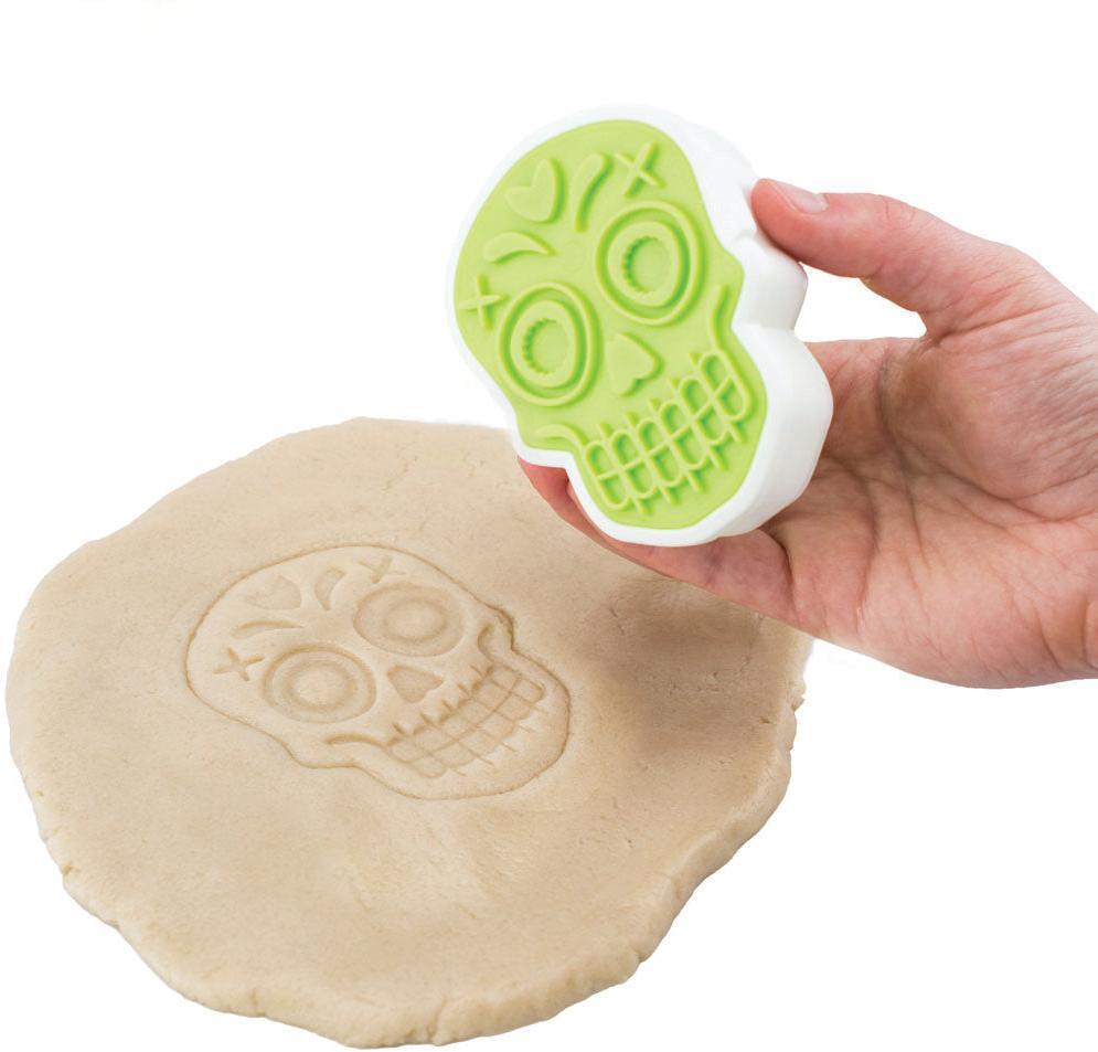 Tovolo - Sugar Skull Spring Green Cookie Cutters, Set of 6 - TV81-22492 - DISCONTINUED