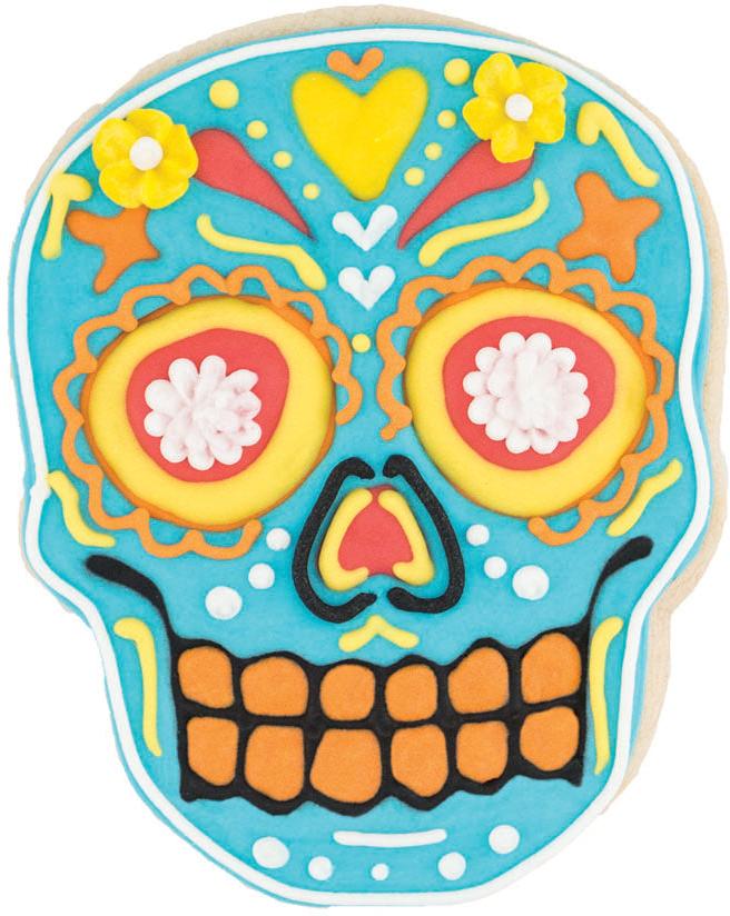 Tovolo - Sugar Skull Spring Green Cookie Cutters, Set of 6 - TV81-22492 - DISCONTINUED