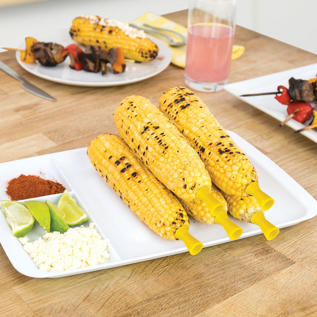Tovolo - Sunray Non-Slip Corn Picks, Set of 8 - TV81-20399