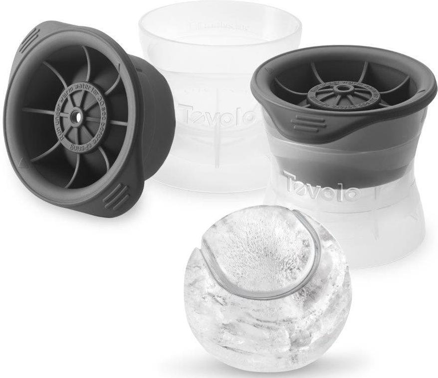 Tovolo - Tennis Ball Charcoal Ice Molds, Set of 2 - TV22039-200
