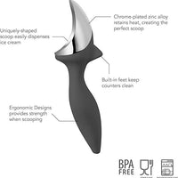 Tovolo - Tilt-Up Oyster Gray Ice Cream Scoop - TV43001-200