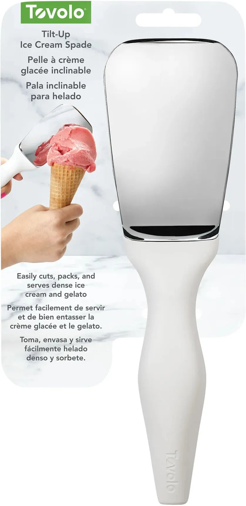 Tovolo - Tilt Up White Ice Cream Spade - TV82-1001025