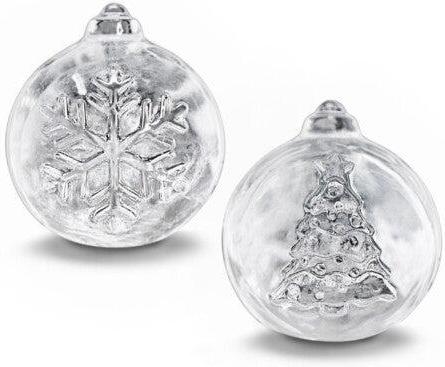 Tovolo - Tree & Snow Flake Ornament Cayenne Ice Mold, Set of 2 - TV22941-400