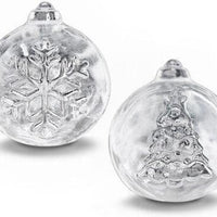 Tovolo - Tree & Snow Flake Ornament Cayenne Ice Mold, Set of 2 - TV22941-400