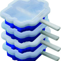 Tovolo - Truck Stackable Stratus Blue Pop Molds, Set of 4 - TV22084-305
