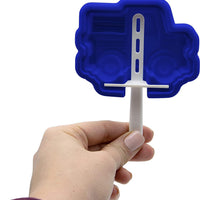 Tovolo - Truck Stackable Stratus Blue Pop Molds, Set of 4 - TV22084-305