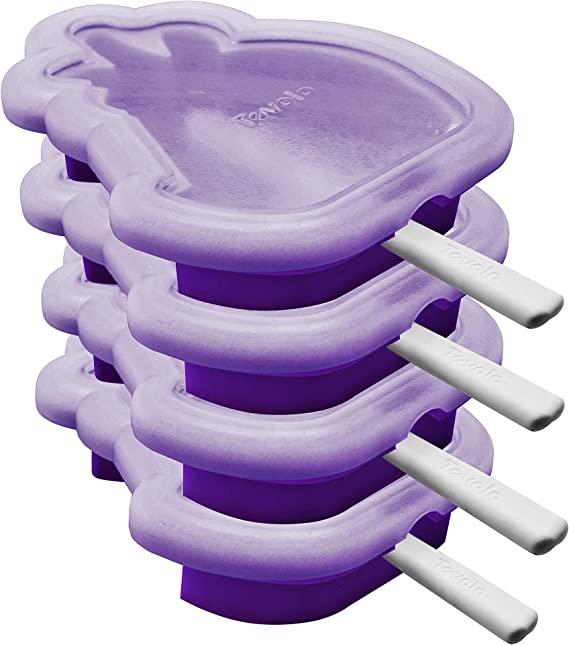 Tovolo - Unicorn Stackable Royal Purple Pop Molds, Set of 4 - TV22083-800