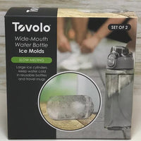 Tovolo - Wide-Mouth Charcoal Water Bottle Ice Molds, Set of 2 - TV22040-200 - DISCONTINUED