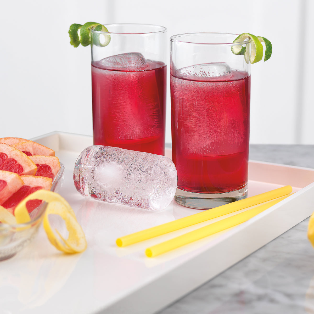 Tovolo - Wide-Mouth Charcoal Water Bottle Ice Molds, Set of 2 - TV22040-200 - DISCONTINUED