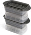 Tovolo - Wide-Mouth Charcoal Water Bottle Ice Molds, Set of 2 - TV22040-200 - DISCONTINUED