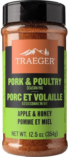 Traeger - 12.5 Oz Pork & Poultry Rub with Apple & Honey - SPC284