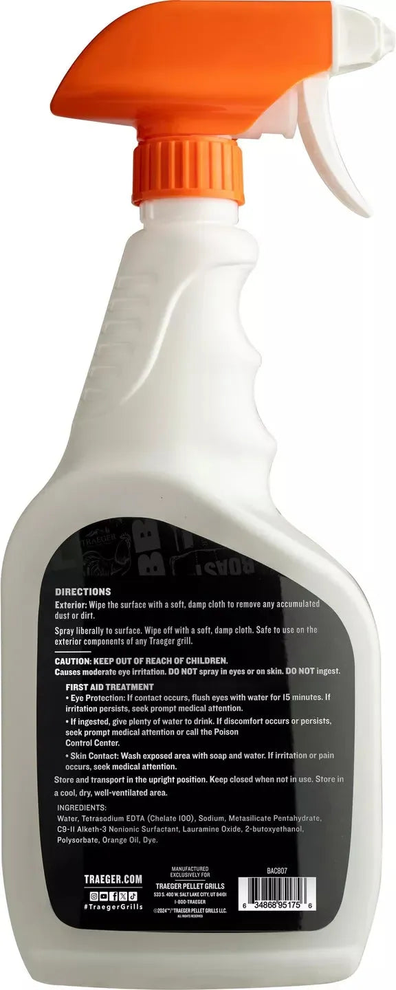 Traeger - 24 Oz Grill Exterior Detailing Spray - BAC810