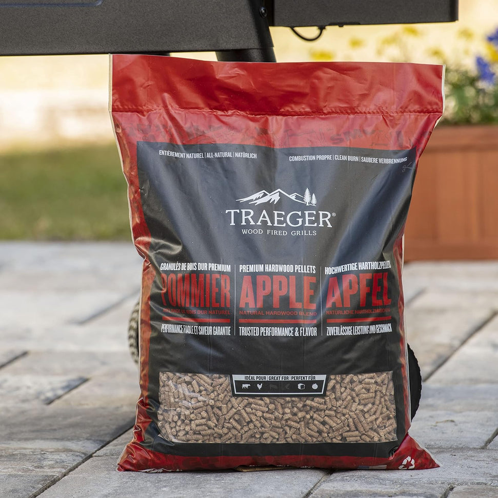 Traeger - Apple BBQ Wood Pellets 9 kg - PEL343