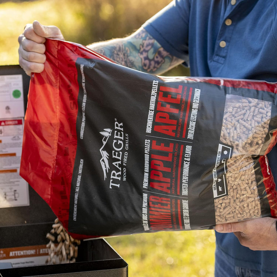 Traeger - Apple BBQ Wood Pellets 9 kg - PEL343