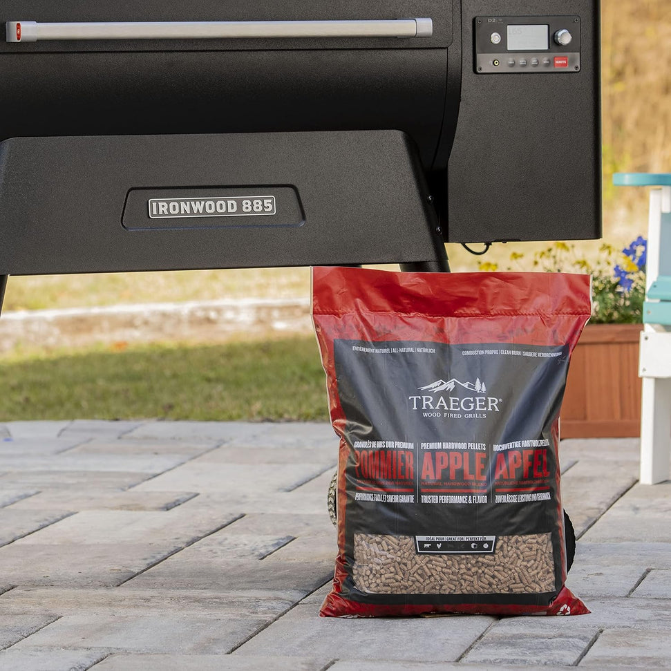 Traeger - Apple BBQ Wood Pellets 9 kg - PEL343