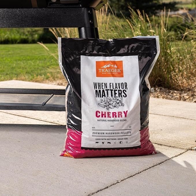 Traeger - Cherry BBQ Wood Pellets 9 kg - PEL339
