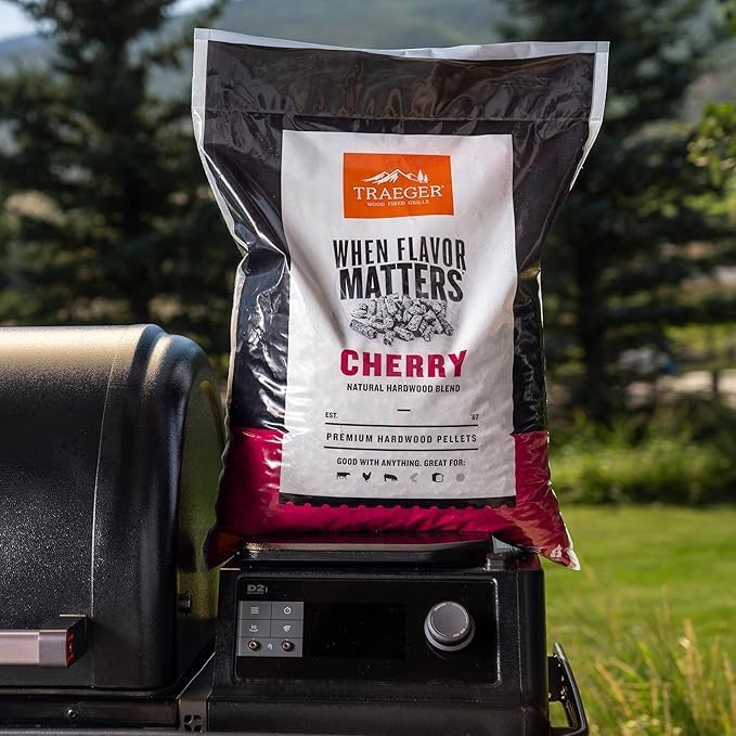 Traeger - Cherry BBQ Wood Pellets 9 kg - PEL339