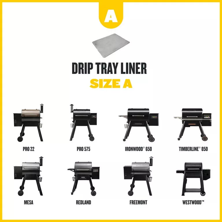 Traeger - Drip Tray Liners Size A, Pack of 5 - BAC854
