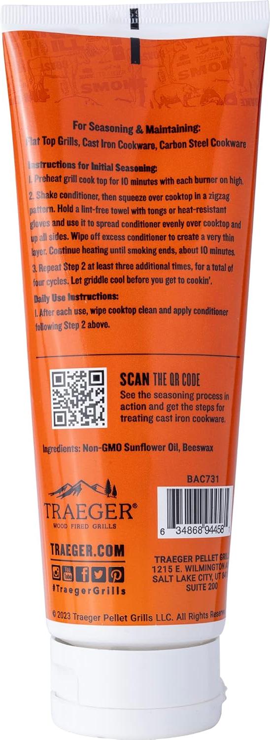 Traeger - Flat Top Grill Conditioner - BAC747