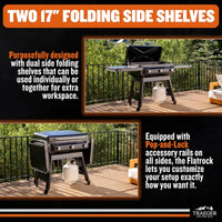 Traeger - Flatrock 3 Zone 33" Flat Top Propane Griddle - TF3CN59AN
