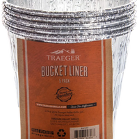 Traeger - Grease Bucket Liners, Pack of 5 - BAC572