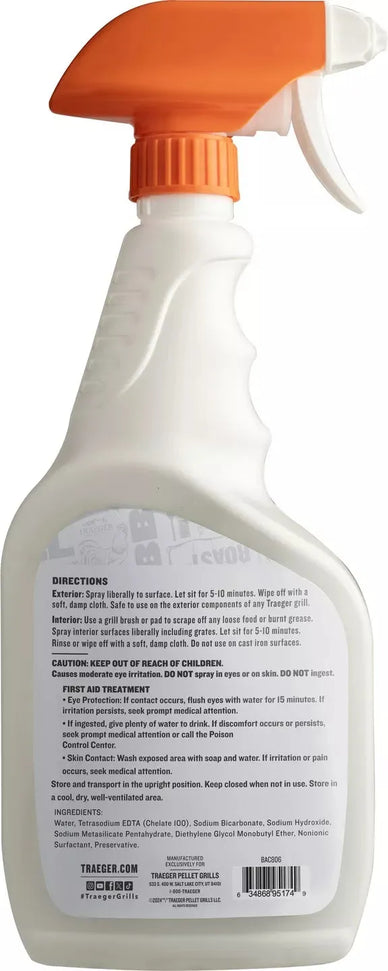Traeger - Grill Foaming Degreaser Spray 24 Oz - BAC809